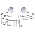 Better Living Stick N Lock Plus 5.44 in. H X 6.5 in. W X 11.8 in. L Chrome Silver Shower Basket 13824